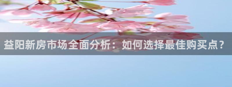 新宝5侹刔：益阳新房市场全面分析：如何选择最佳购买点？