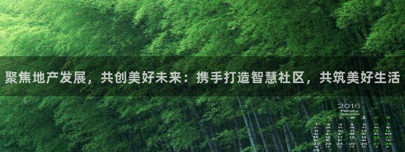 新宝5注册平台：聚焦地产发展，共创美好未来：携手打造智慧社区