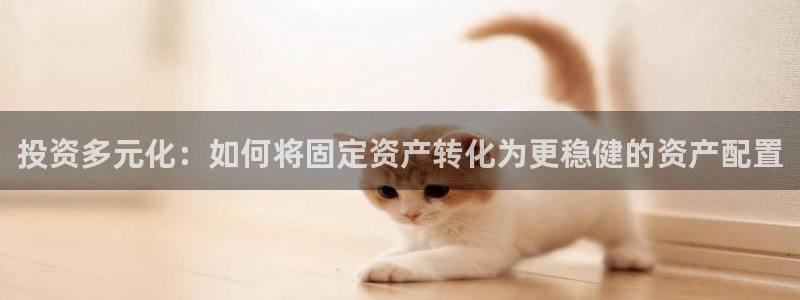 新宝5蒋7O667：投资多元化：如何将固定资产转化为更稳健的