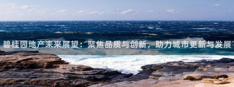 新宝5测：碧桂园地产未来展望：聚焦品质与创新，助力城市更新与