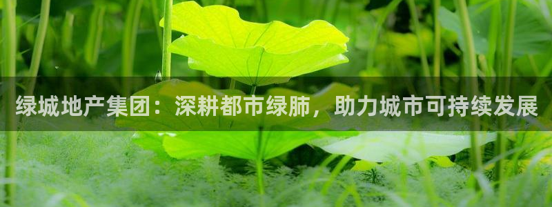 新宝5什么时候上市：绿城地产集团：深耕都市绿肺，助力城市可持