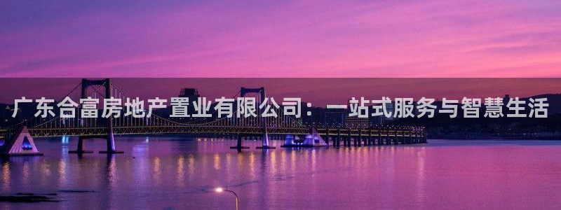 新宝5秒开：广东合富房地产置业有限公司：一站式服务与智慧生活
