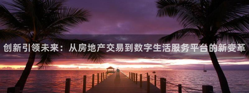 新宝5如何注册：创新引领未来：从房地产交易到数字生活服务平台